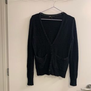 Maje Black Cardigan